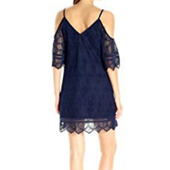 Laundry by Shelli Segal Cold Shoulder Lace Dress - Picture 4 of 9